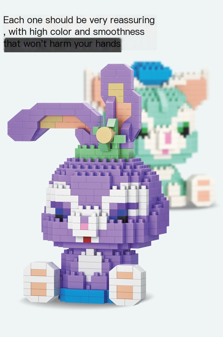 Cute cartoon mini building blocks 4