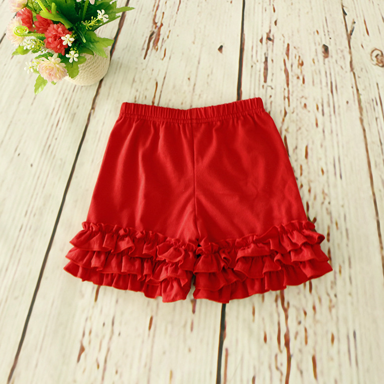 Girls' Ruffled Shorts Image 3