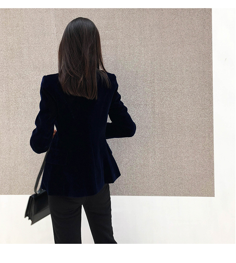 Imagem 5 do Casaco de Terno de Manga Longa com Abotoamento Duplo