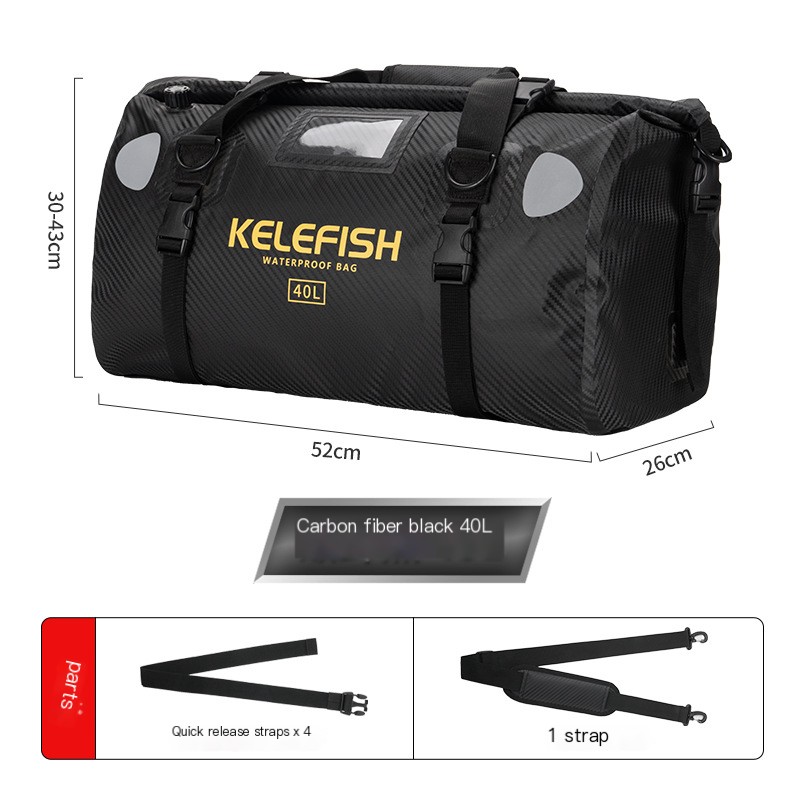 Motorcycle Rear Seat Bag 5