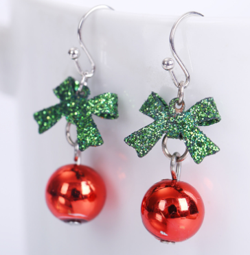 Christmas Earrings Image 1