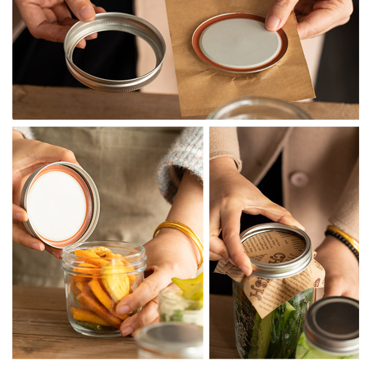 14oz Wide-Mouth Glass Mason Jars