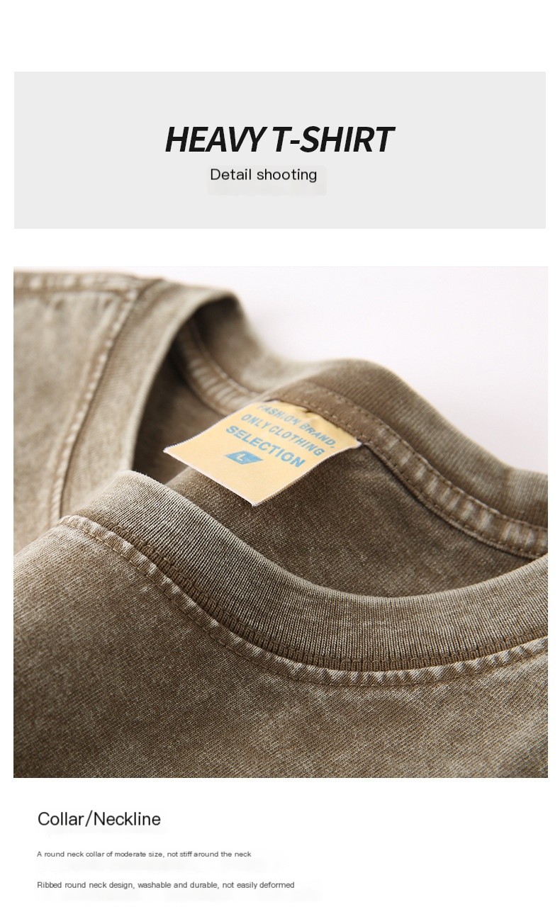 Round neck loose short sleeves