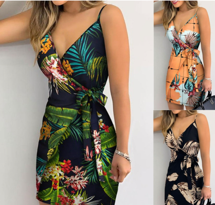 Women's Beach Sexy Suspender Dress Image 2