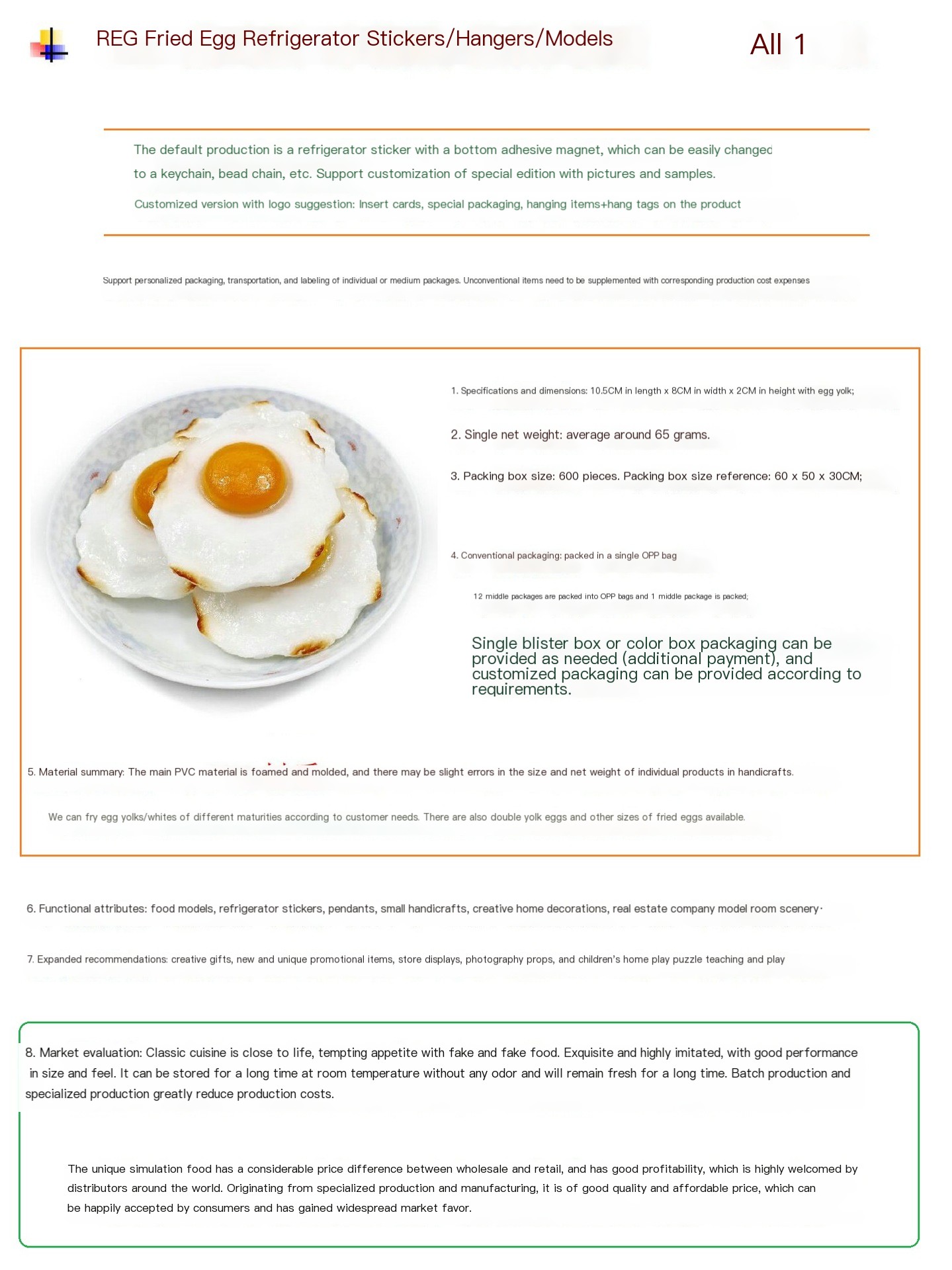 Fried Egg Decoration 3