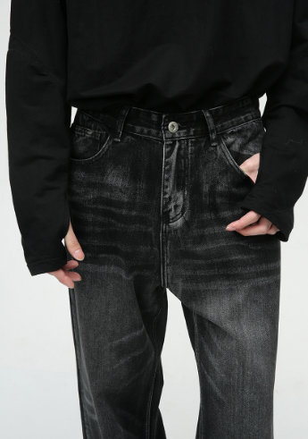 IEFB Fashion New Men's Vintage Jeans 2
