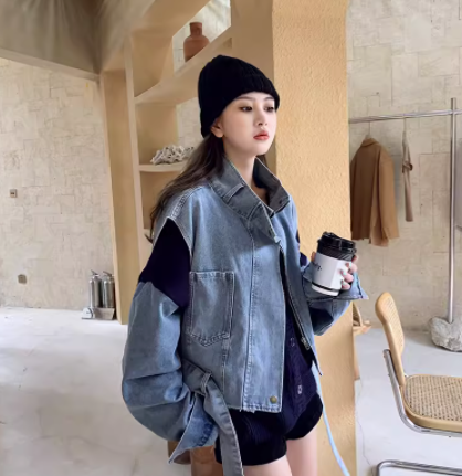 Denim Jacket and Vest Set