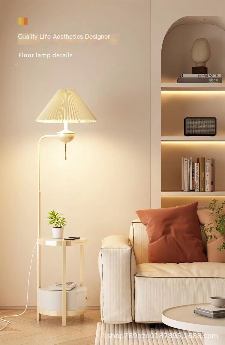 Elegant Cream Style Coffee Table Lamp