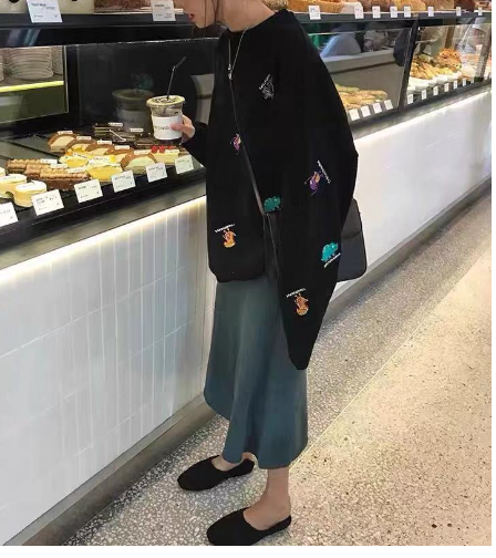 Embroidered Animal Sweater Image 4