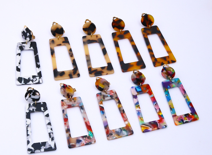Fashionable Acrylic Earrings