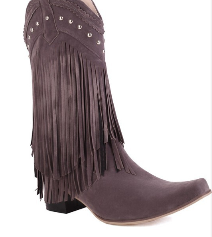 Mid-calf Boots - Brown