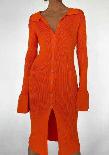 Elegante vestido de punto