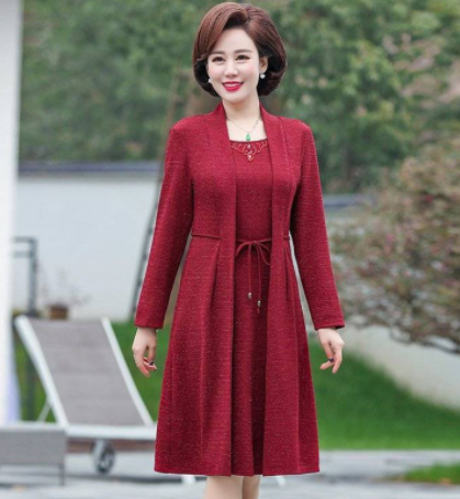Long-sleeved Dress Styled