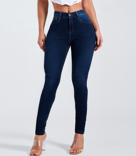 Women's High Waisted Jeans Image 6