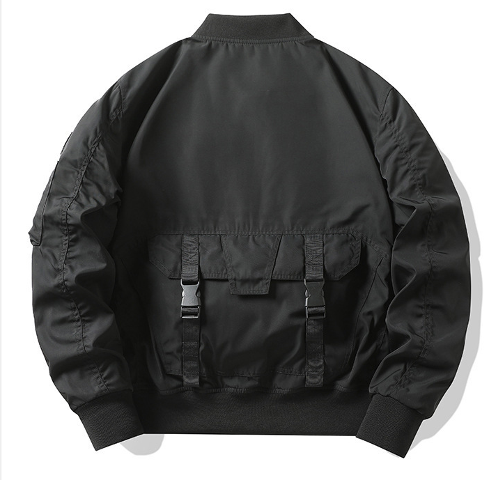 Khaki Graffiti Print Work Jacket