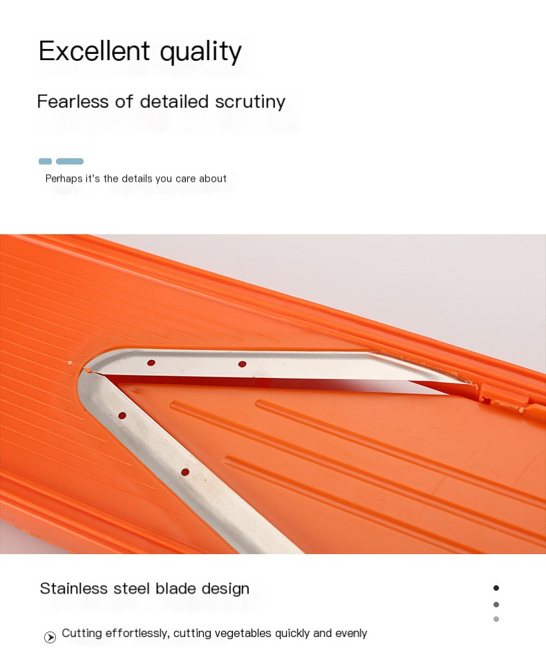 V-shaped multi-function vegetable cutter