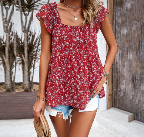 Floral Dress Side View