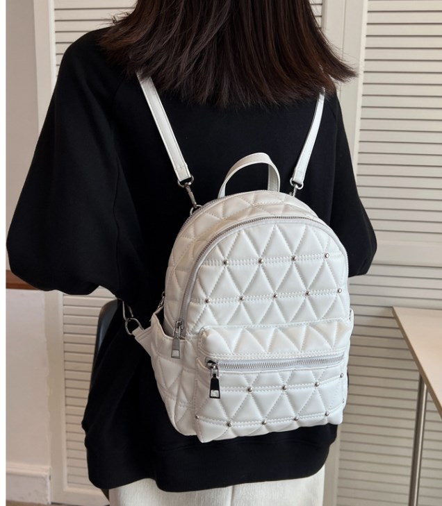 Double Shoulder Bag Purple