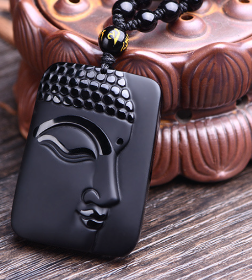 Natural Obsidian Pendant 8