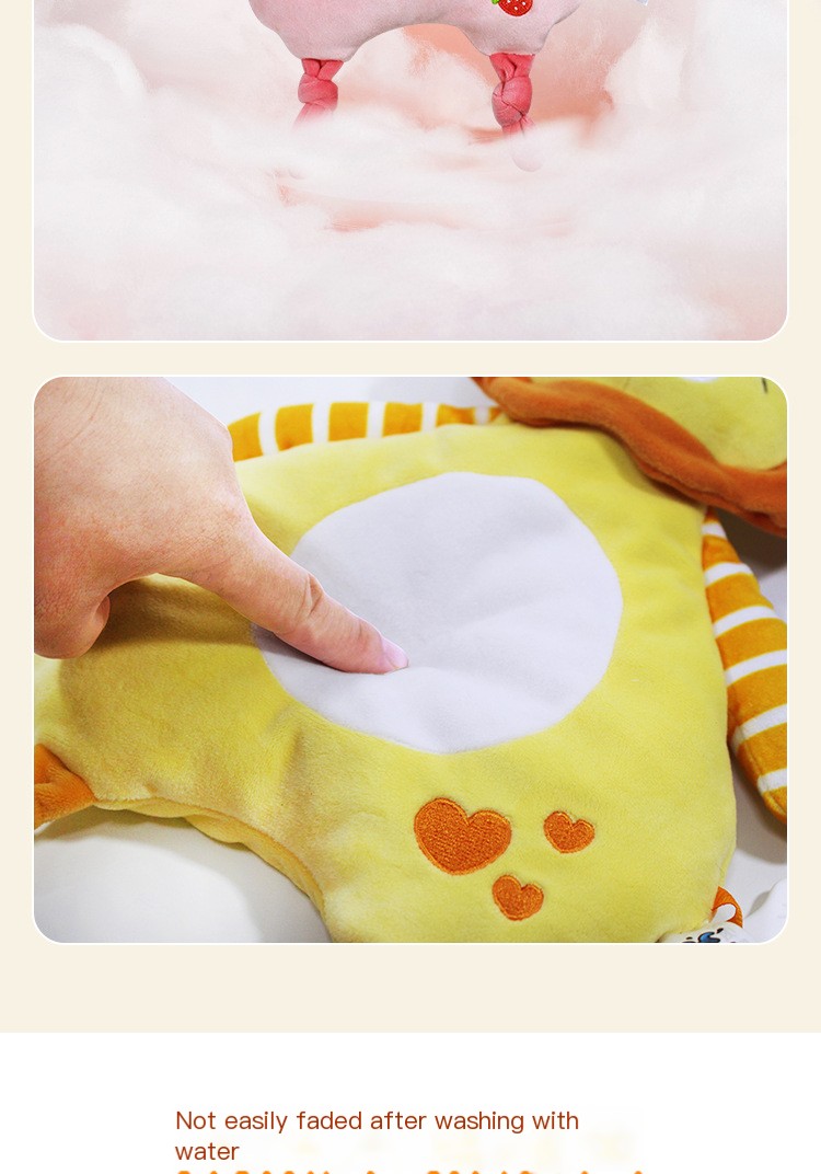 Child playing with soothing towel