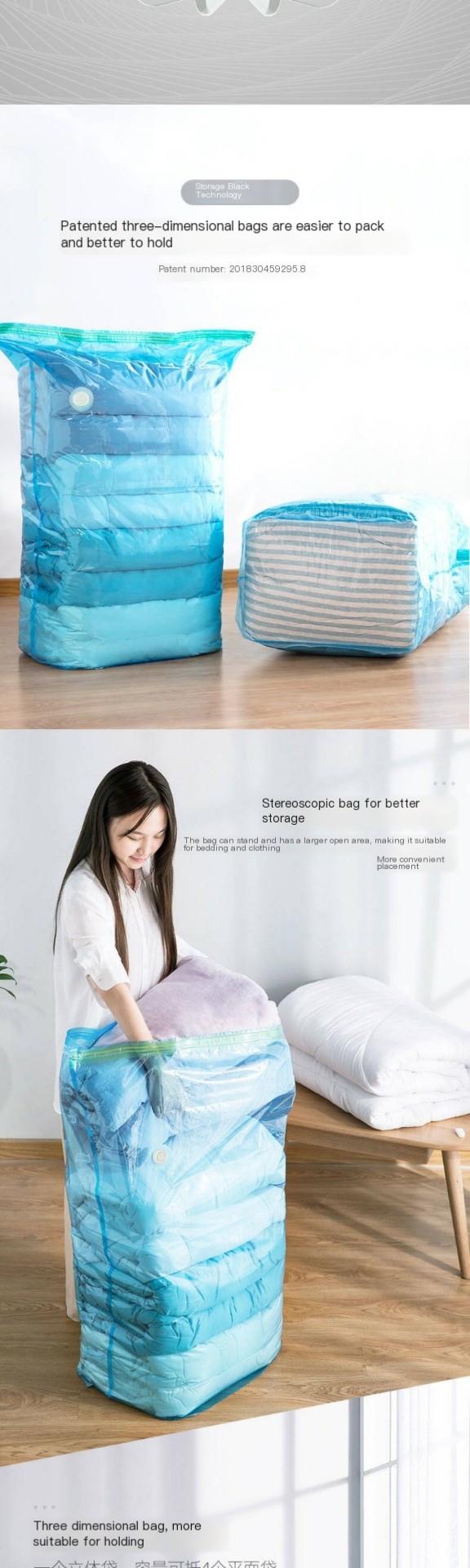 Organized Storage with Vacuum Bags