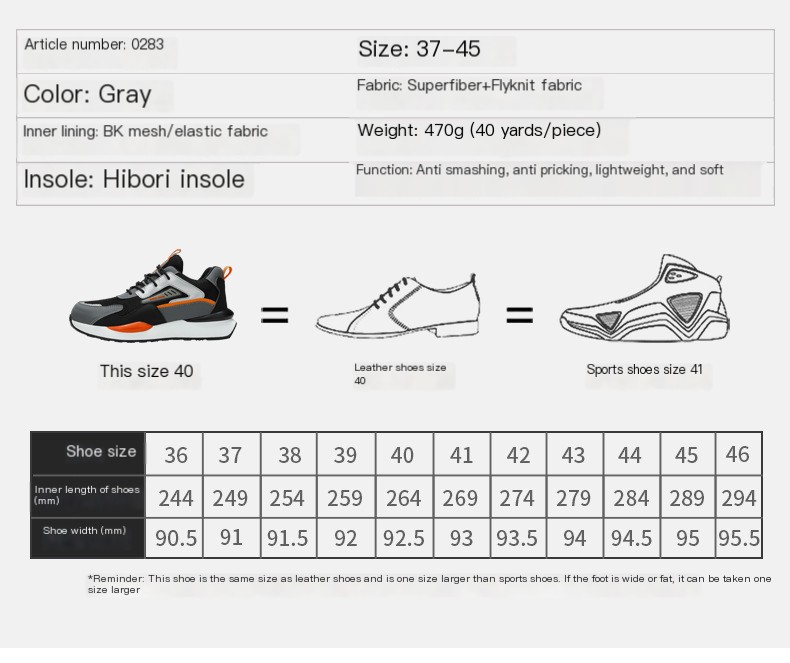 Men's Steel-Toe Safety Shoes