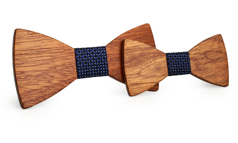 Solid Wood Bow Tie 2