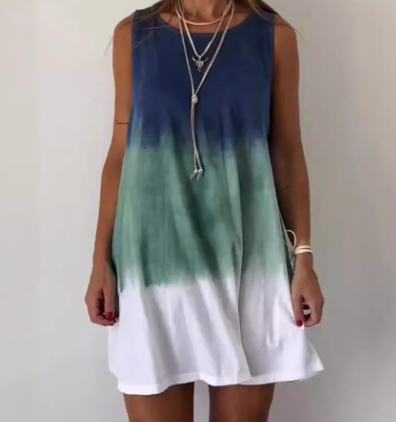 Ombre Summer Dress Detail