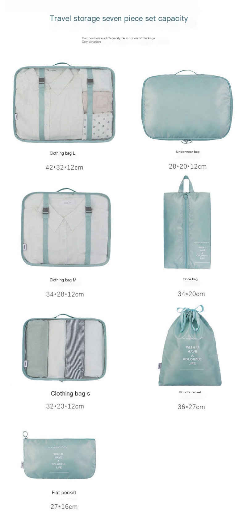 Travel Storage Bag Set Image 4