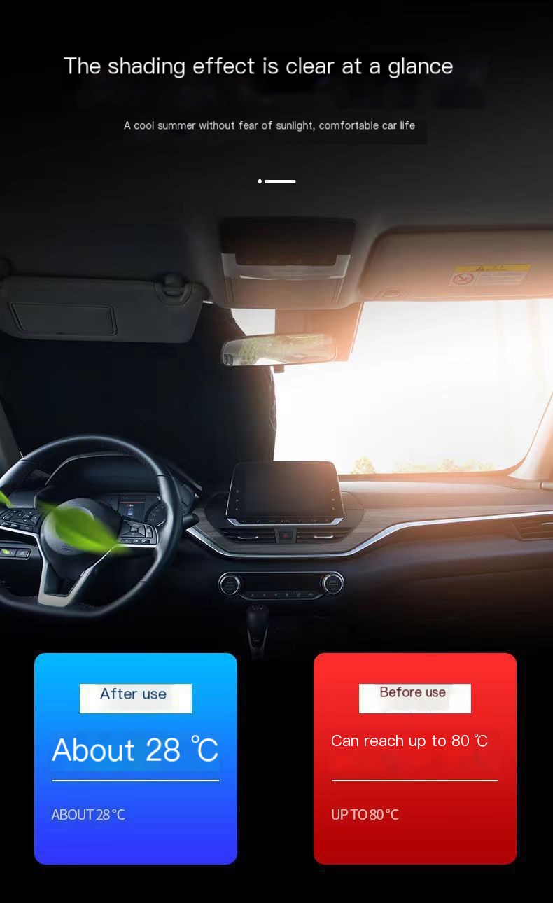 Front visor Titanium silver heat shield