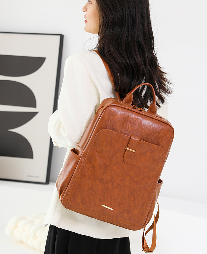 Leather Backpack Image 5