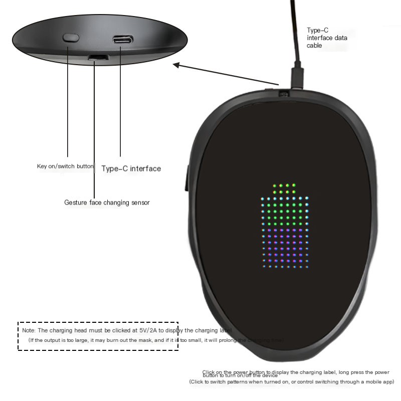 LED Glowing Mask