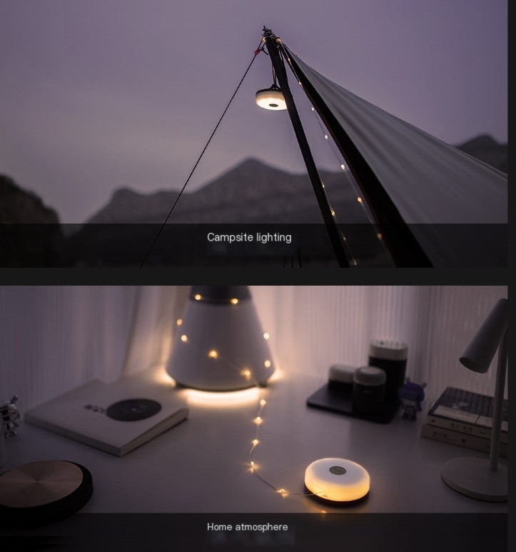 Camping Light in Use