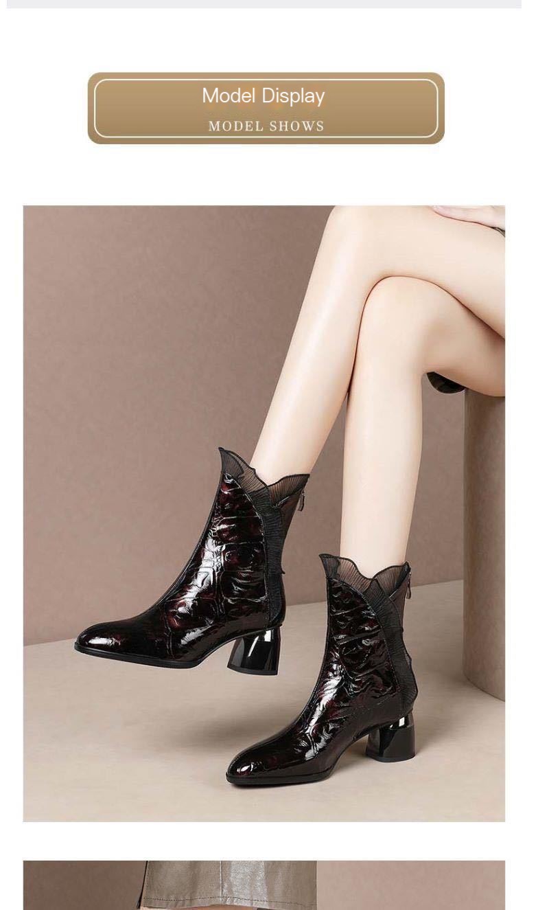 Sexy Lace Women's Pointed Stiletto High Heels Image 1