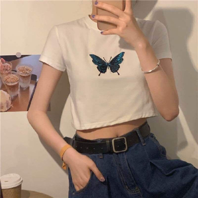 Butterfly Print T-shirt 2