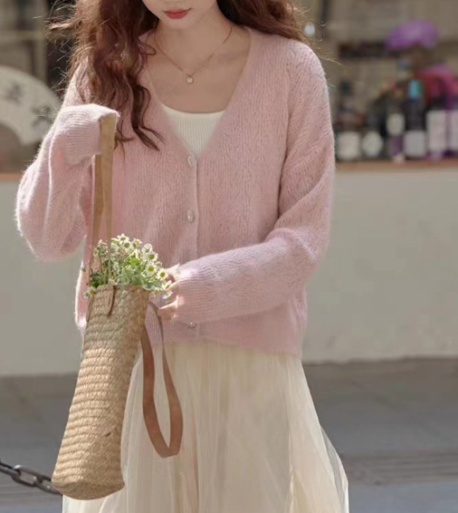 Gentle Wind Lazy Knitted Cardigan
