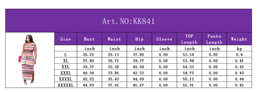 Large Size Sleeveless Color Contrast Striped Halter Dress