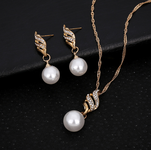 Elegant Earrings and Necklace Set