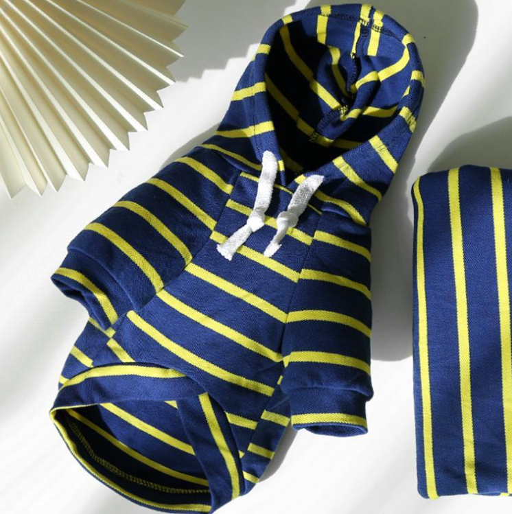 Striped Dog Hoodie — product detail 1