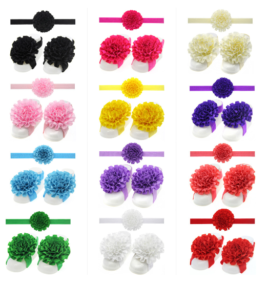 Baby Foot Flower Set Image 1