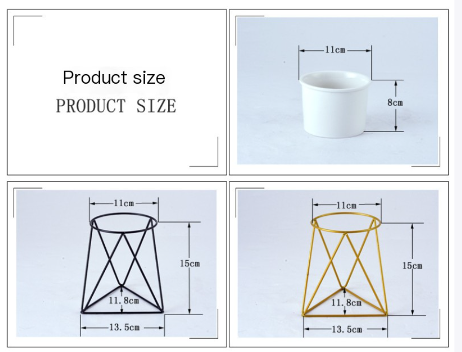 Nordic triangle planter