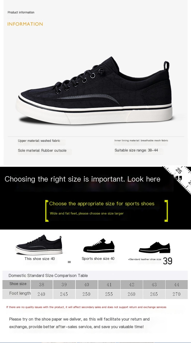 Men's Canvas Shoes Image 1