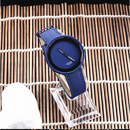 Minimalist Matte Leather Belt Watch - Pink