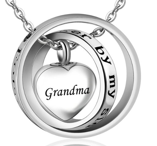Cremation Jewelry Heart Urn Necklace