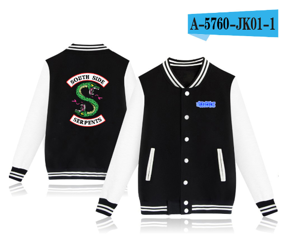 Cardigan Baseball Jacket Image 3
