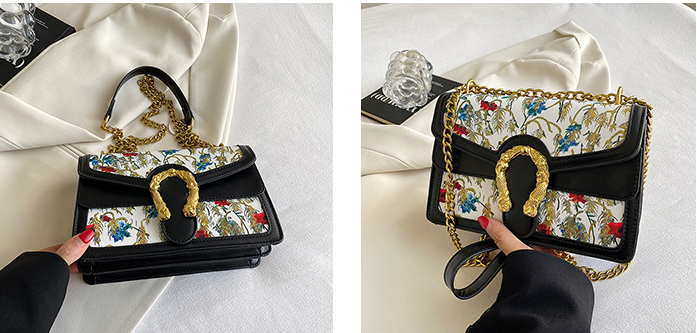 Embroidered Shoulder Bag Image 3