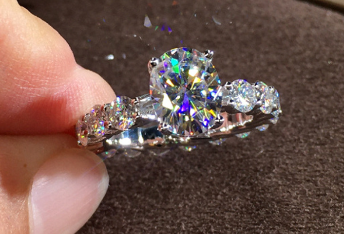 Moissanite Ring Image 2