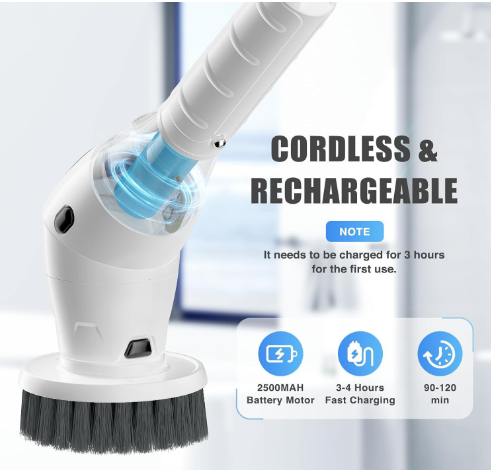 TurboBrush Electric Spin Scrubber Kit
