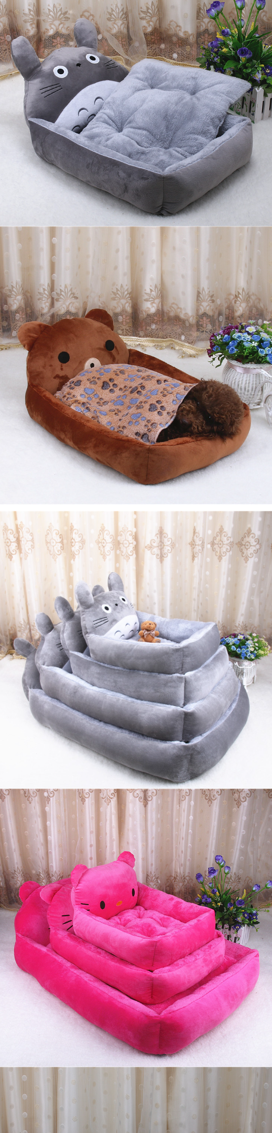 Cute Cartoon Pet Bed 7