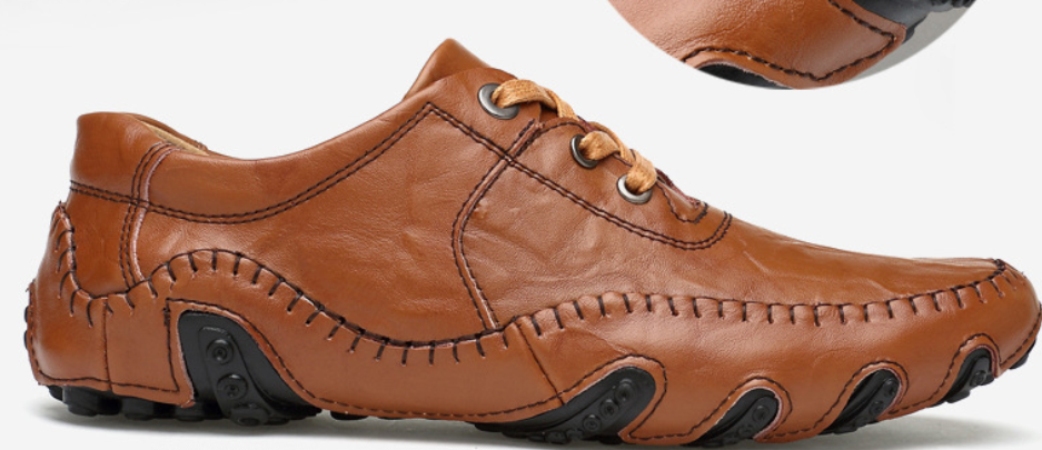 Chic Brown Lace-up Shoe